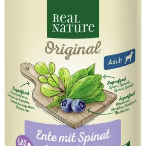 REAL NATURE Adult Ente mit Spinat 400 g Direktkauf